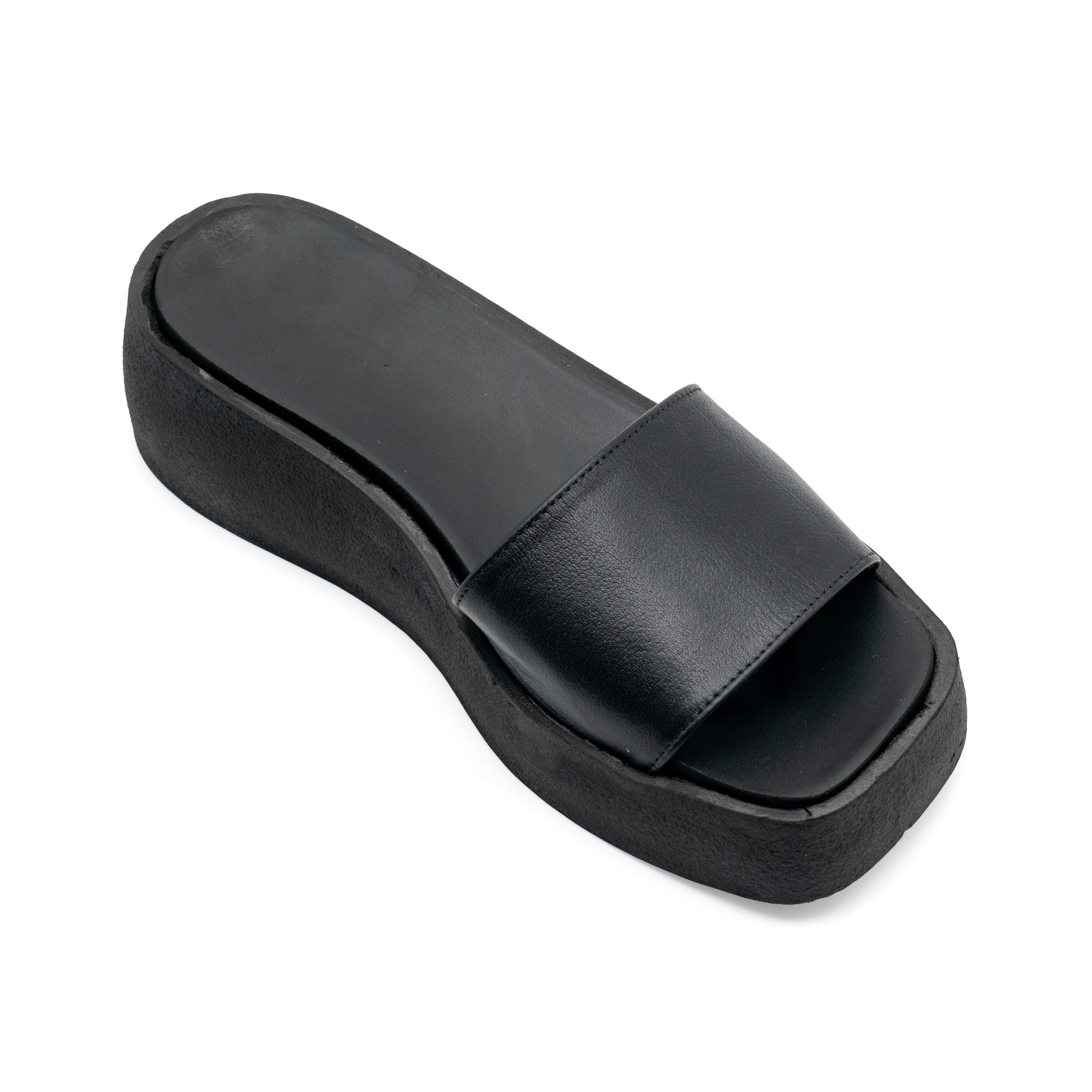 Platform Slip Slippers - Pro - Black