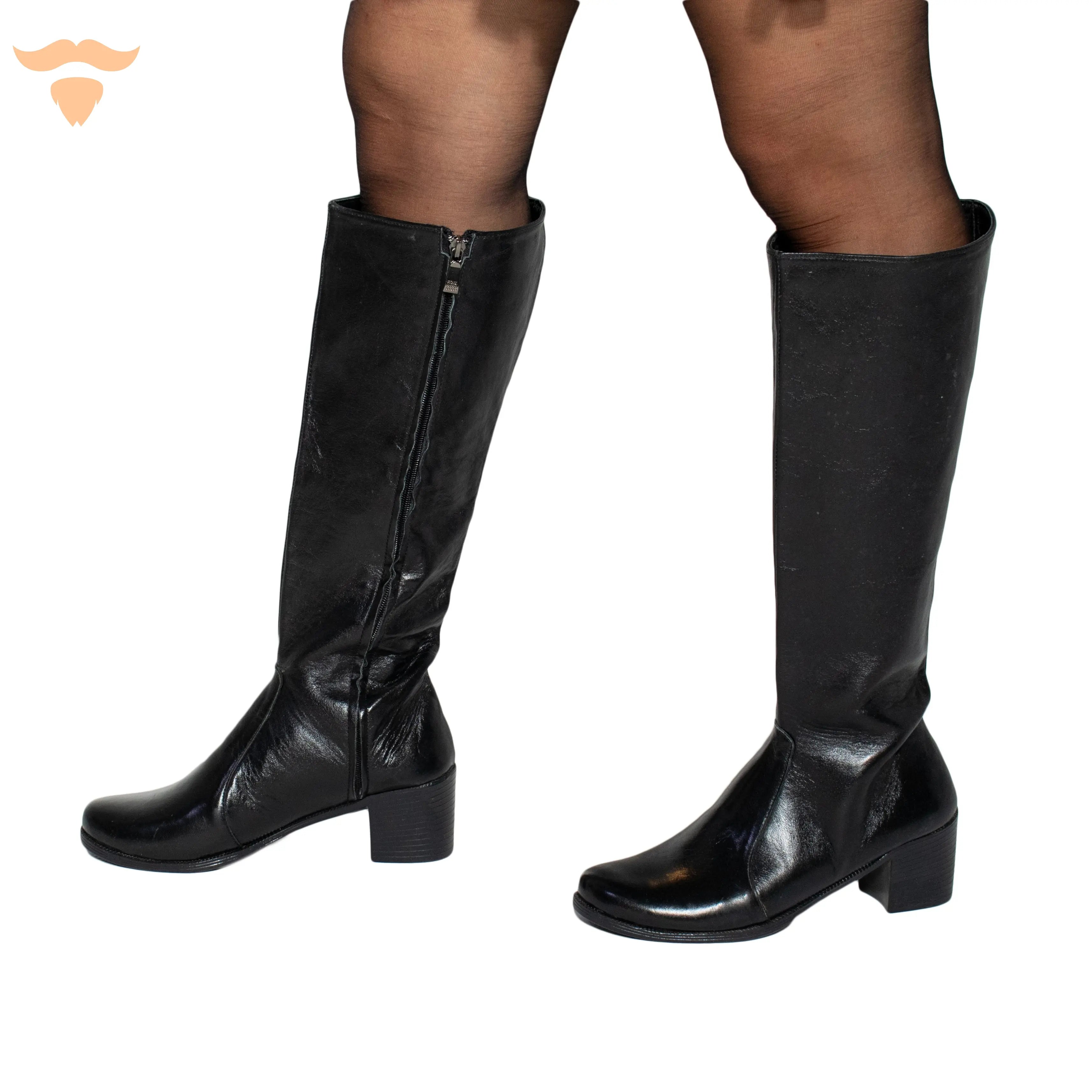 Slim Fit Boots - Black - UNCLE