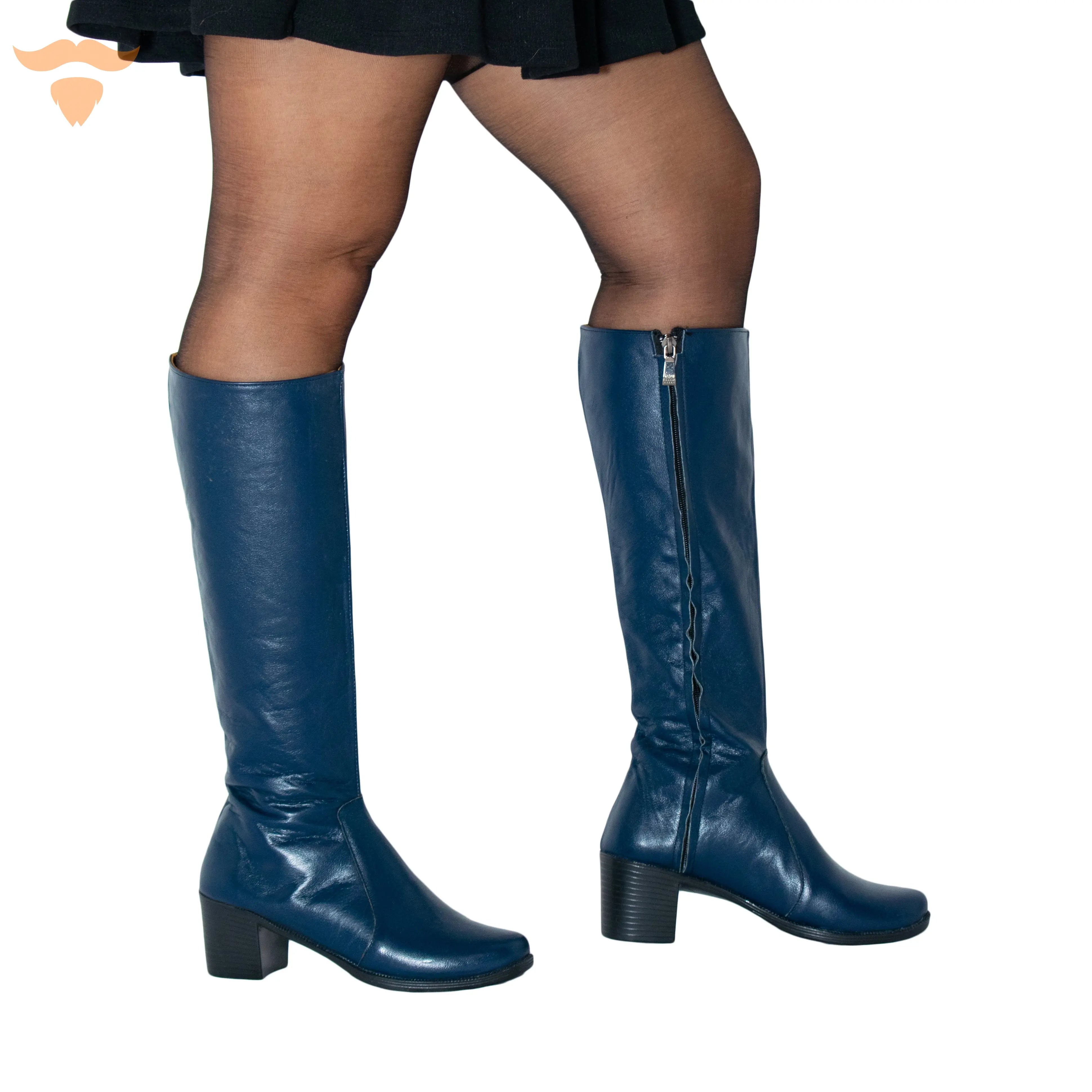 Slim Fit Boots - Dark Blue - UNCLE