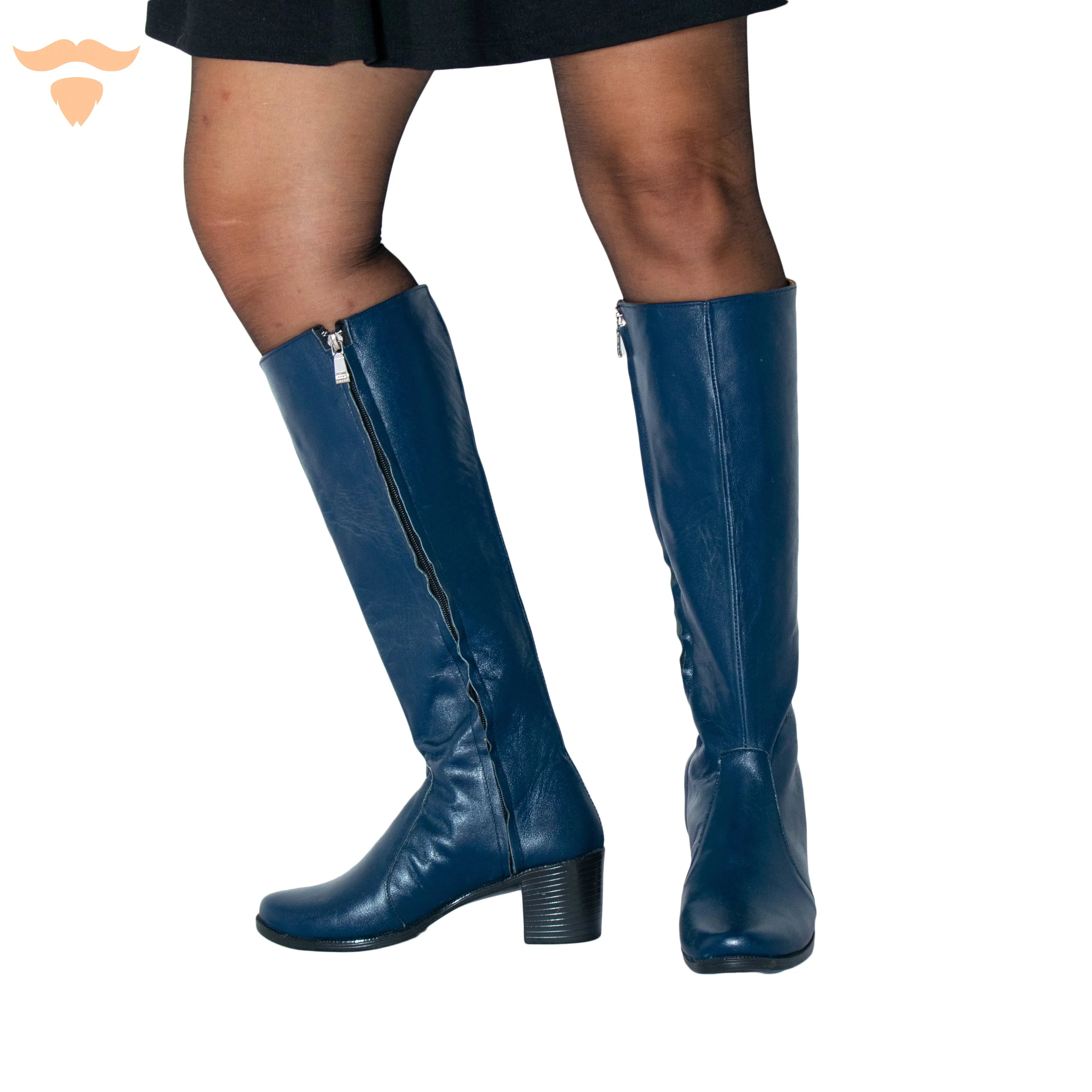 Slim Fit Boots - Dark Blue - UNCLE