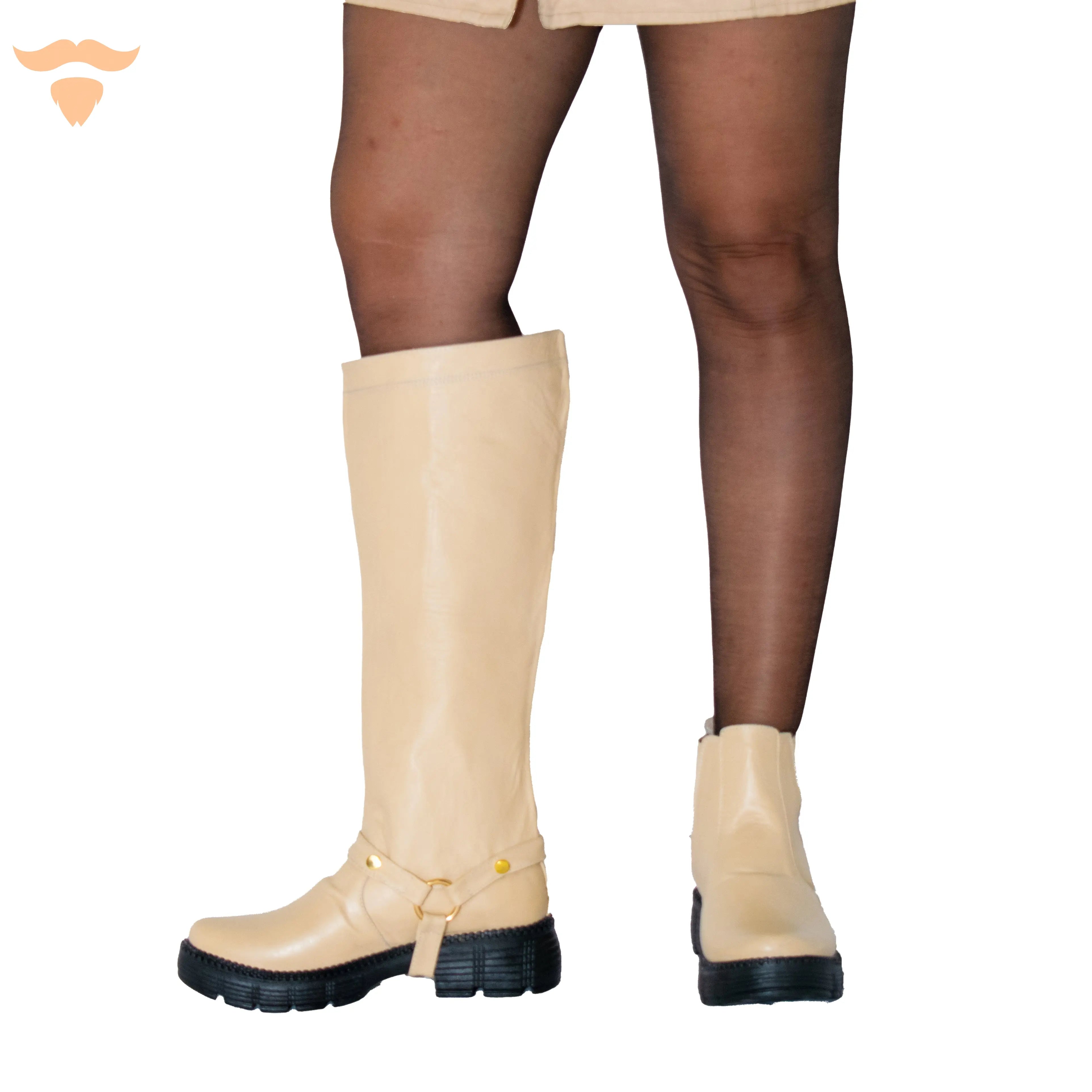 TWO IN ONE Boots - Beige - UNCLE