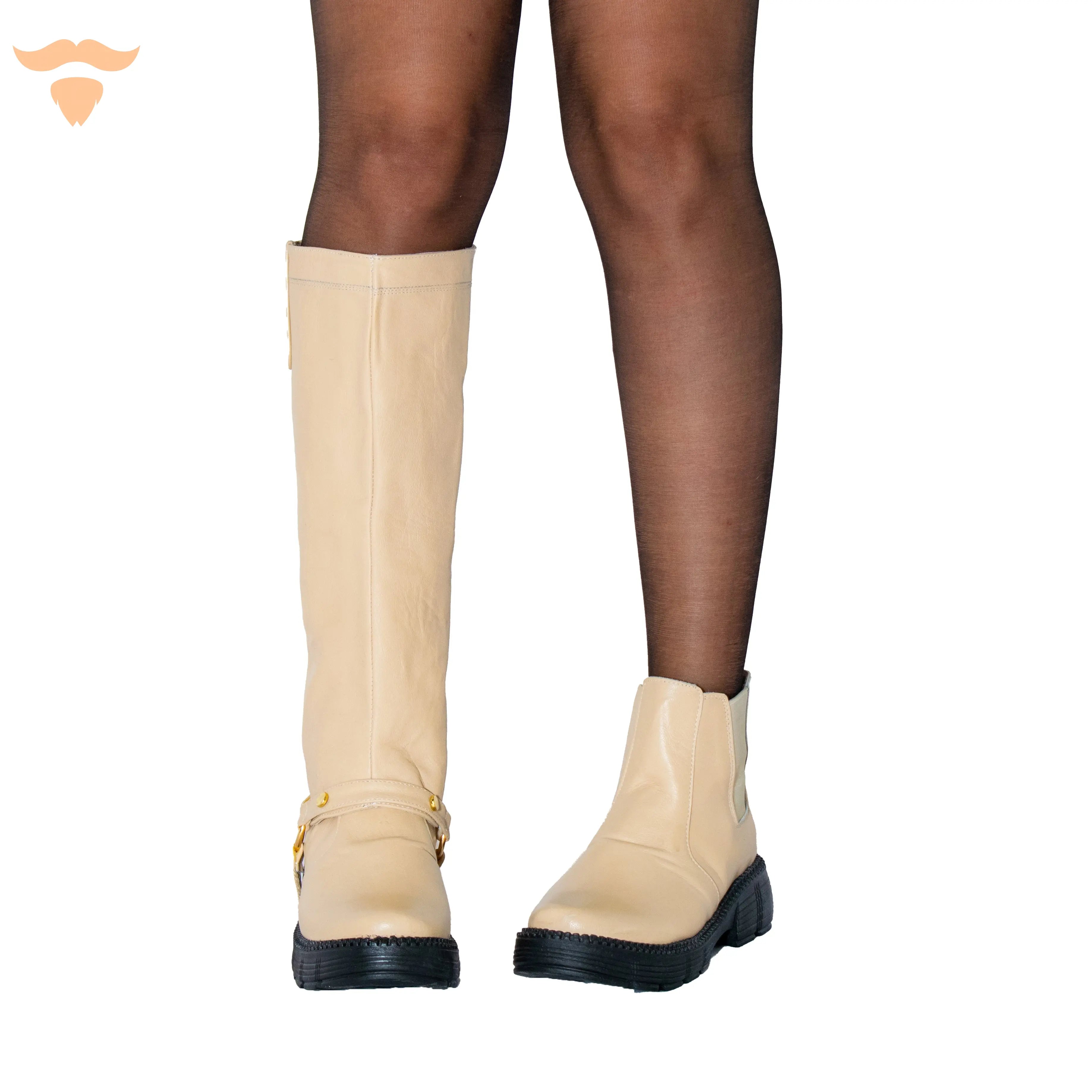 TWO IN ONE Boots - Beige - UNCLE