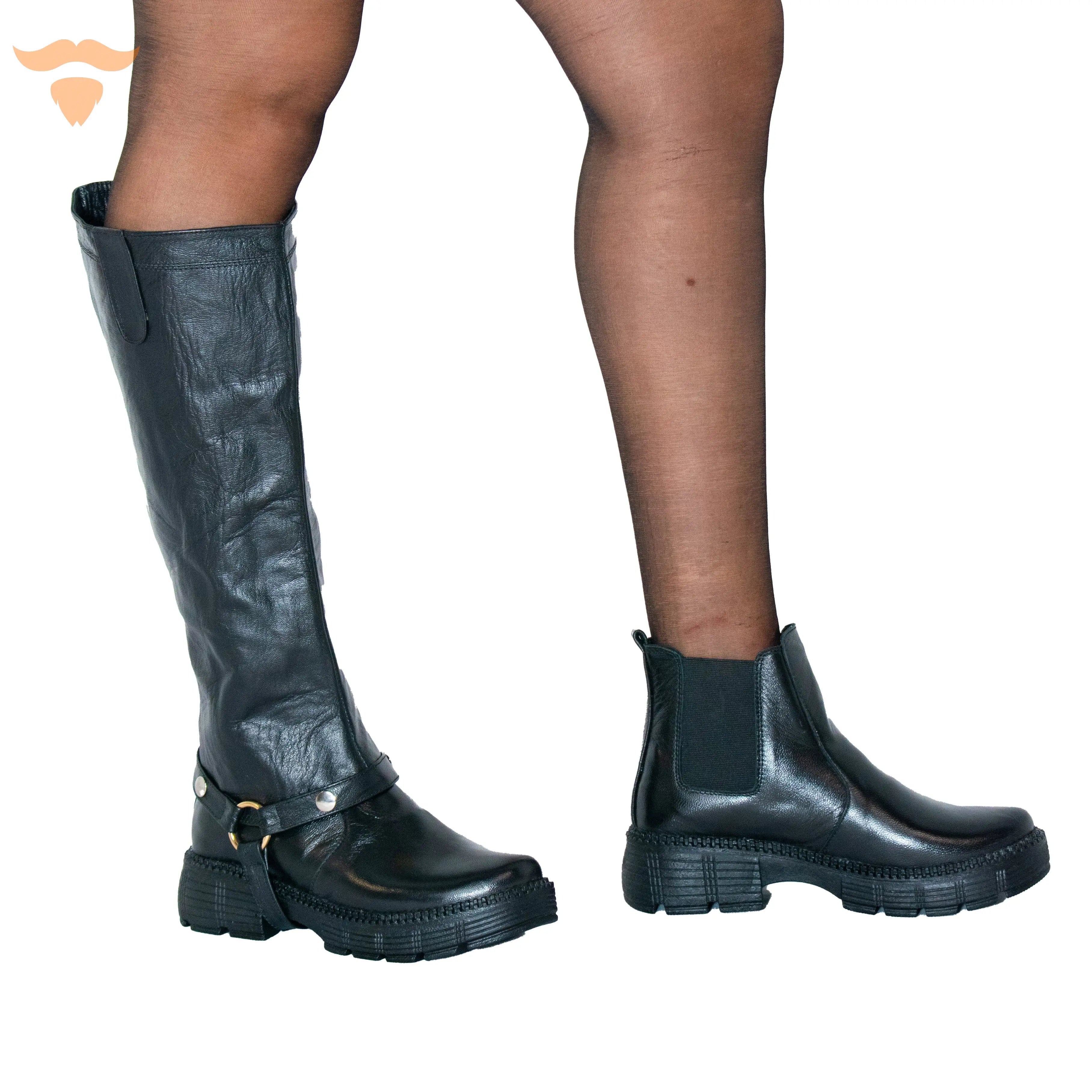 TWO IN ONE Boots - Black - UNCLE