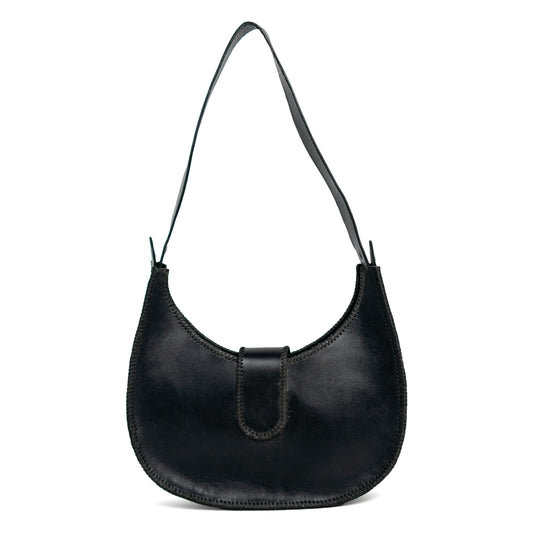 Round Hand Bag - Black