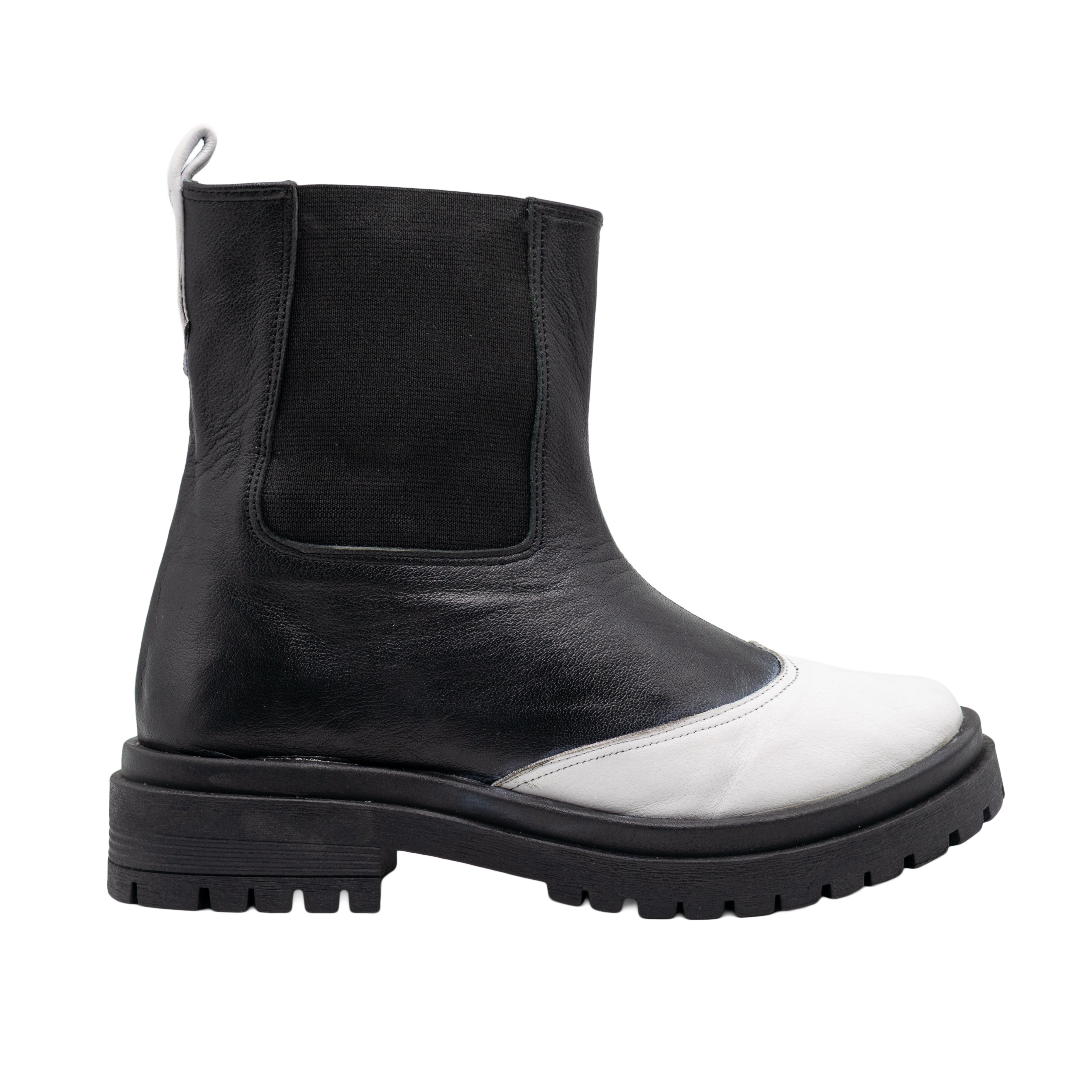 Valentine Boots - Black X White