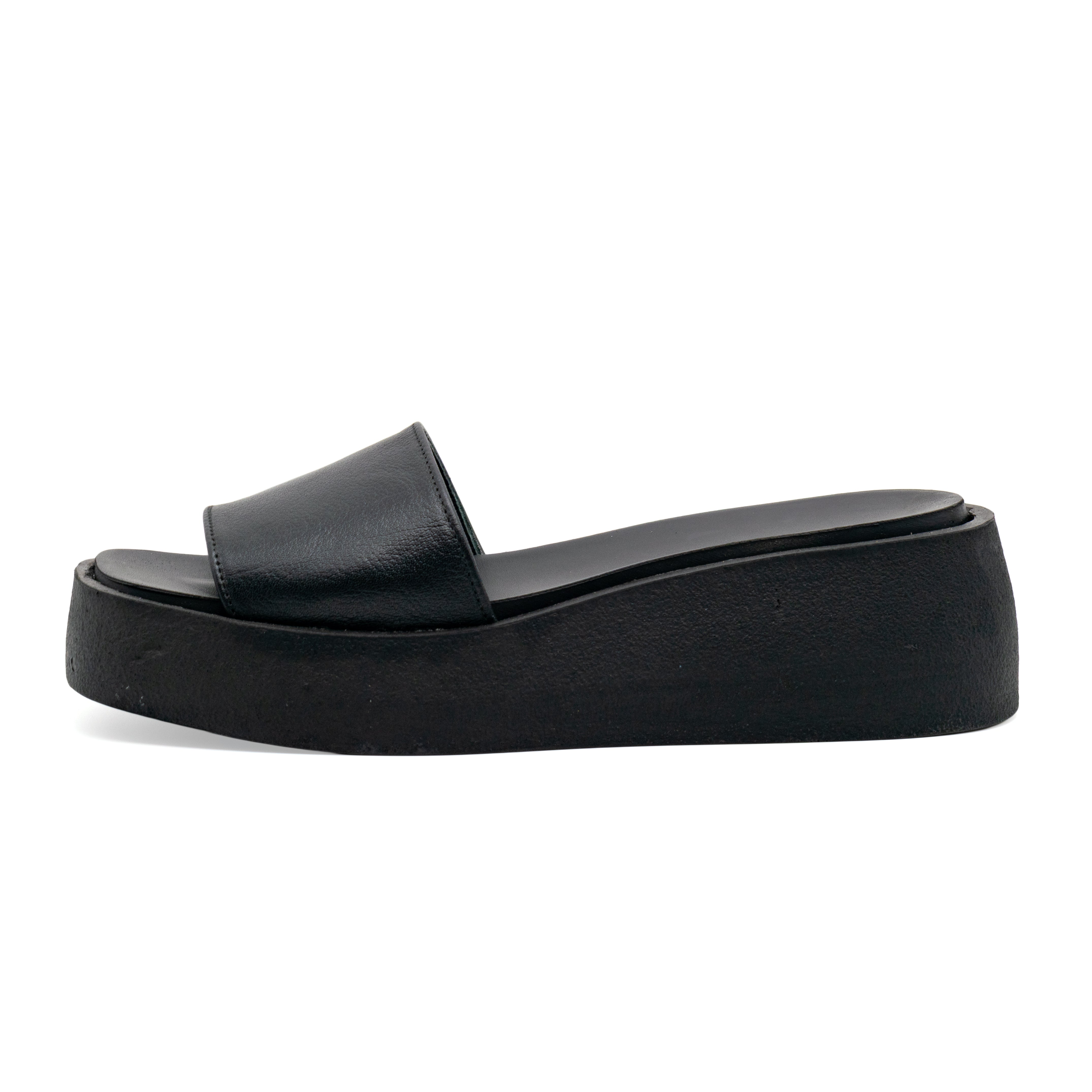 Platform Slip Slippers - Pro - Black