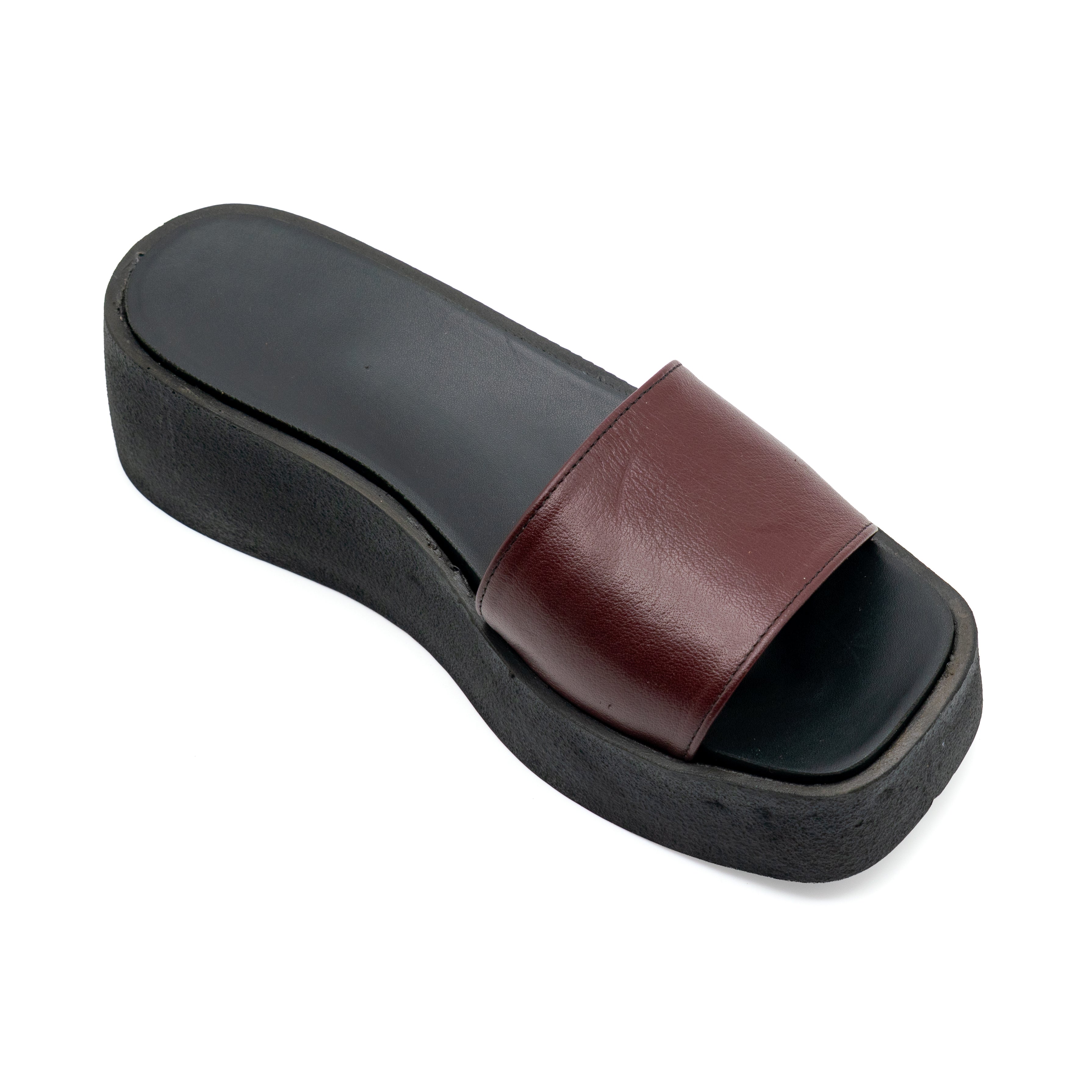 Platform Slip Slippers - Pro - Marron