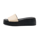 Platform Slip Slippers - Pro - Beige