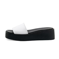 Platform Slip Slippers - Pro - White