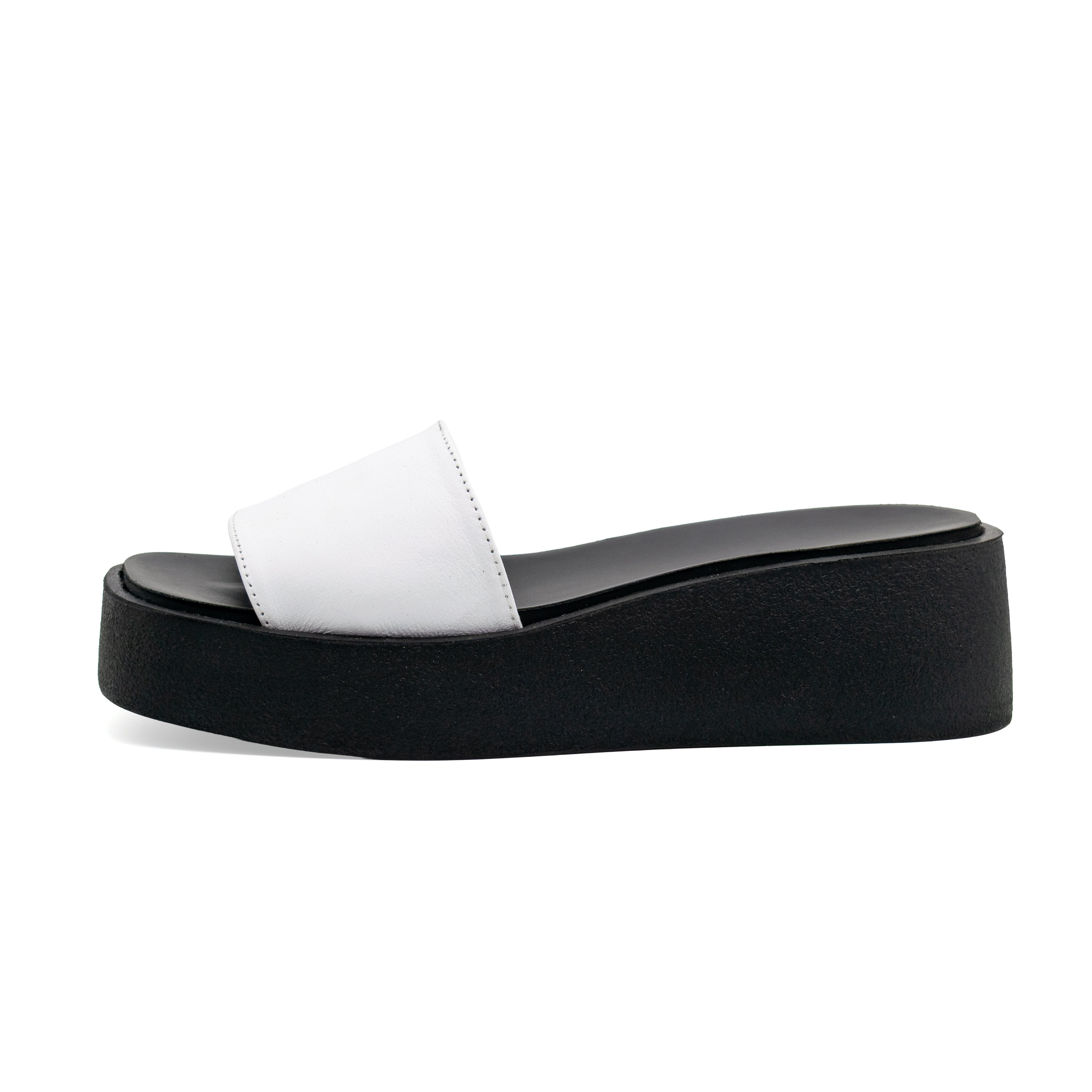 Platform Slip Slippers - Pro - White