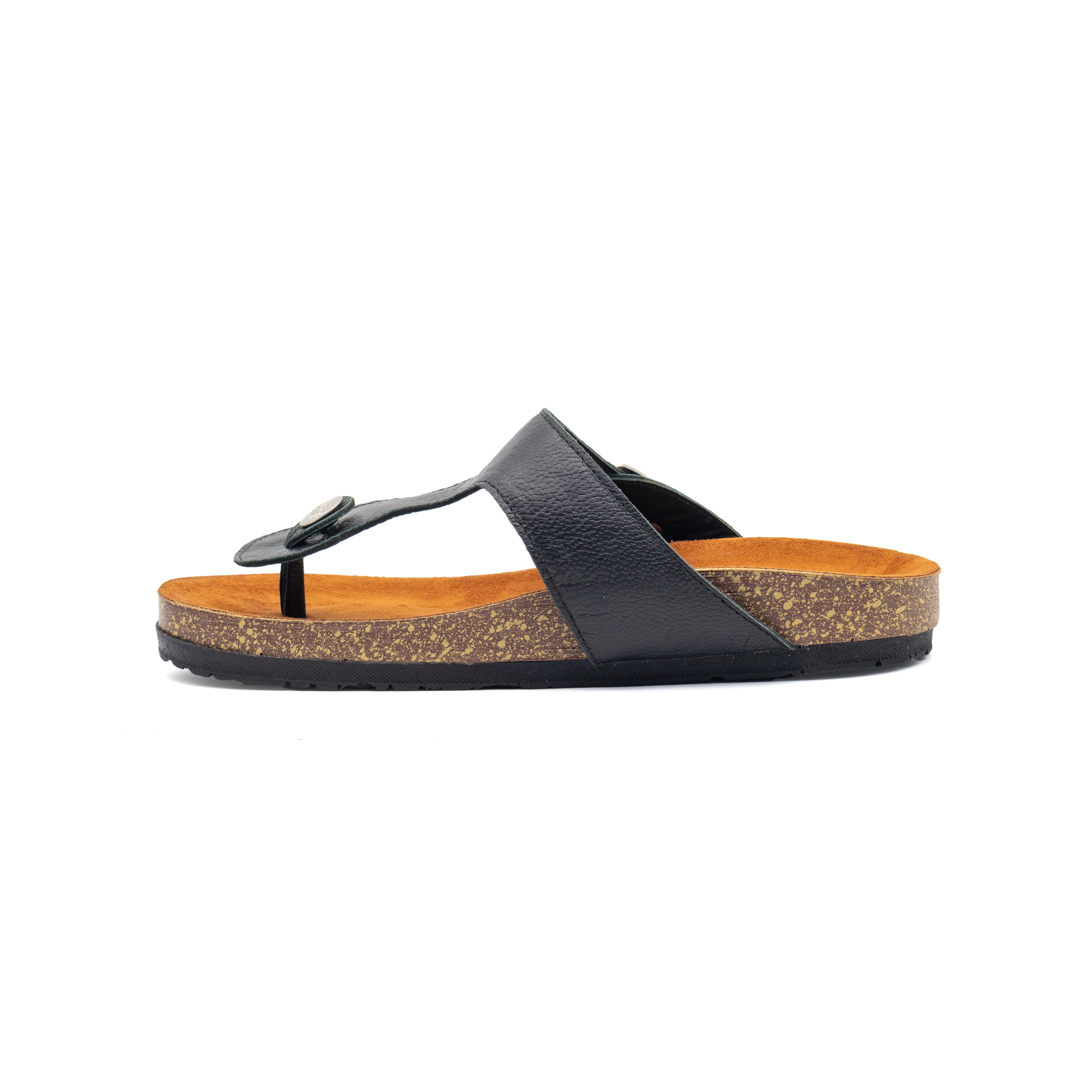Vertical-Toe Slipper - Black