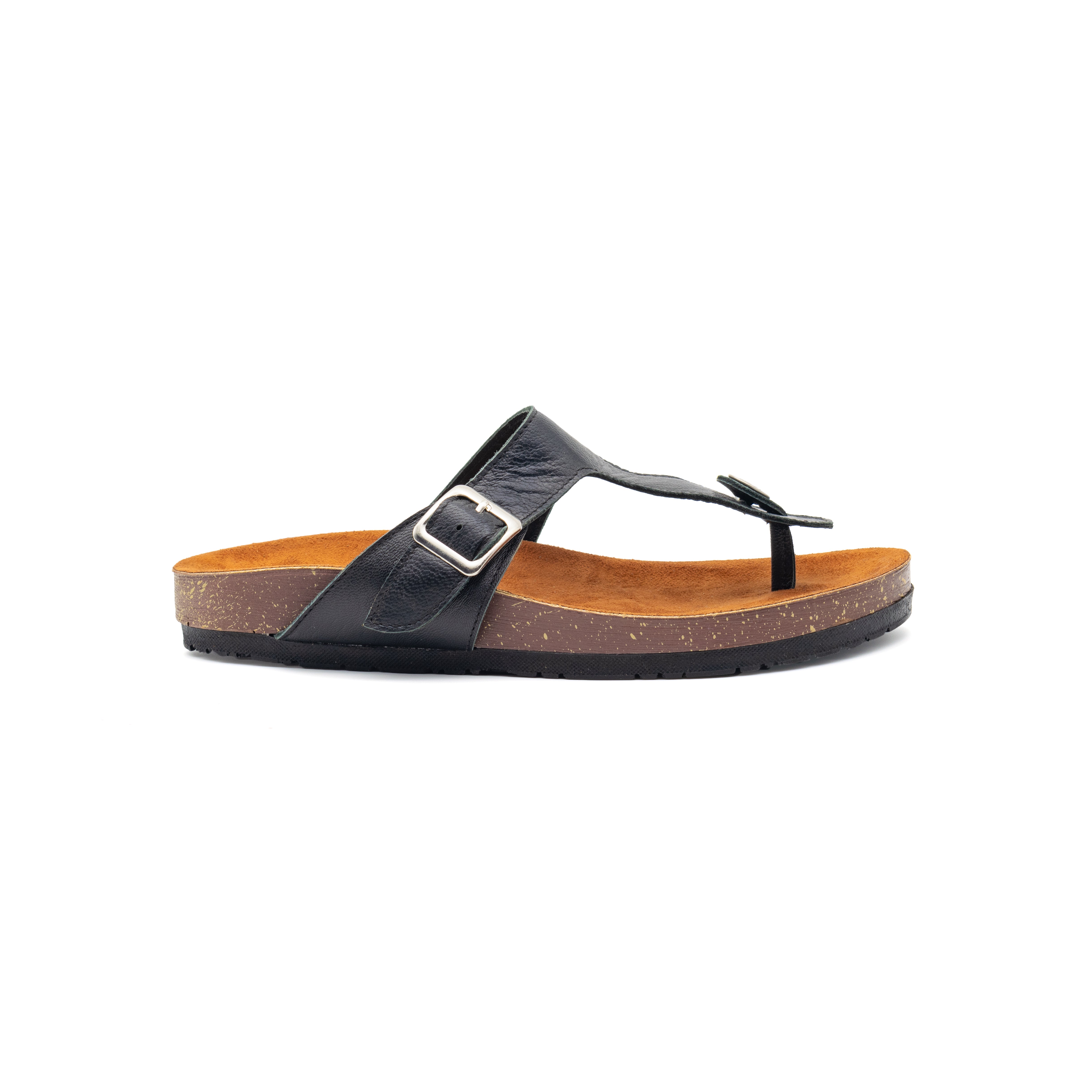 Vertical-Toe Slipper - Black