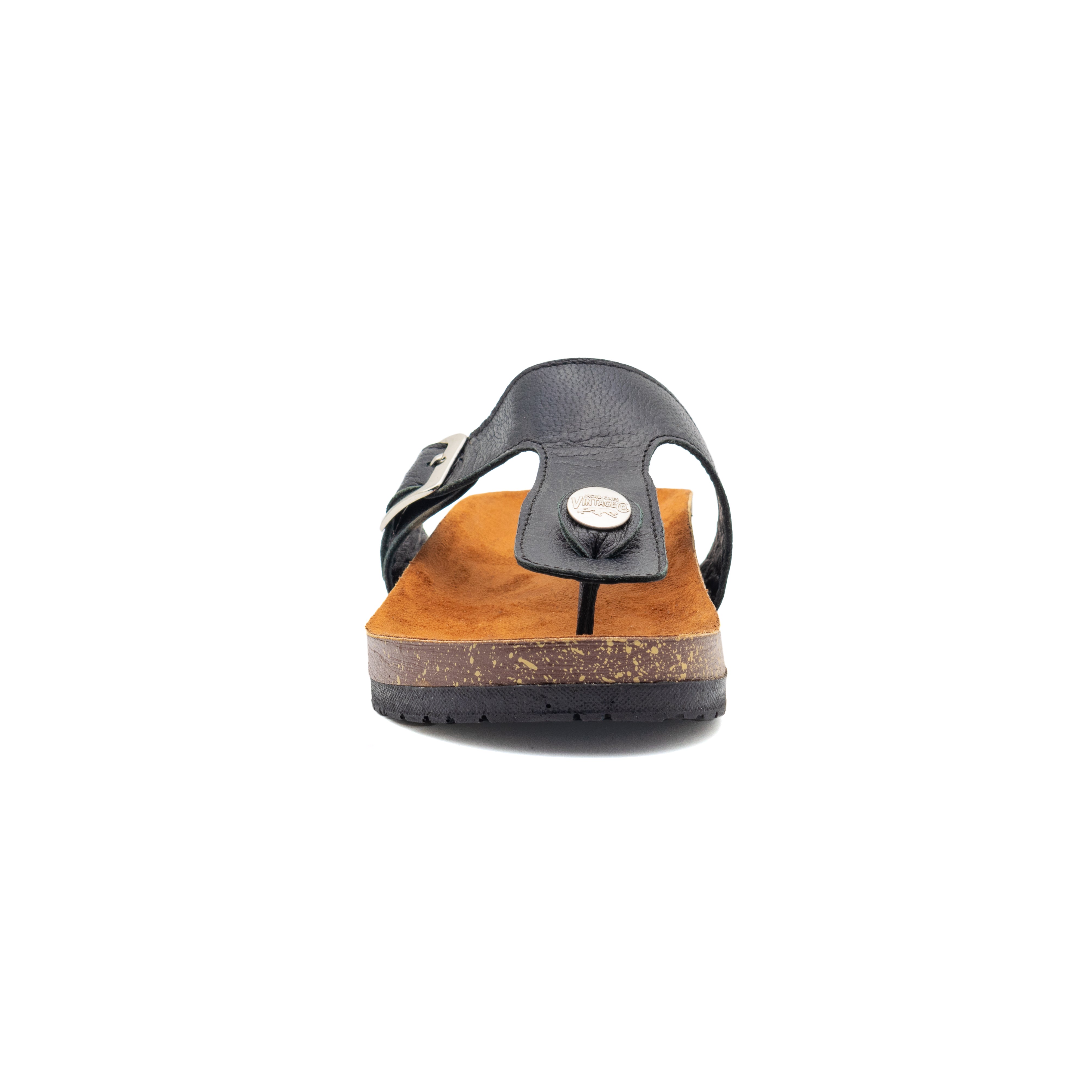Vertical-Toe Slipper - Black