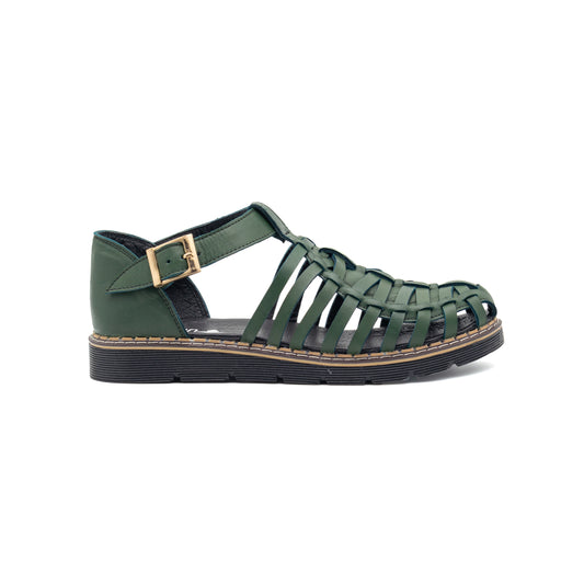 Roman Sandals - Dark Green