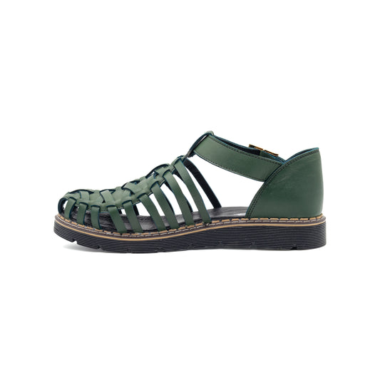 Roman Sandals - Dark Green