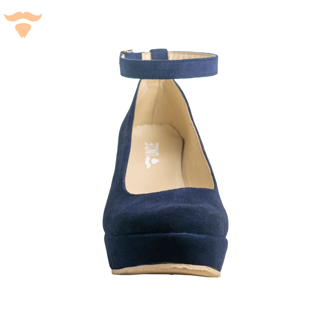 11 CM - Wedges Ballarina - Dark Blue