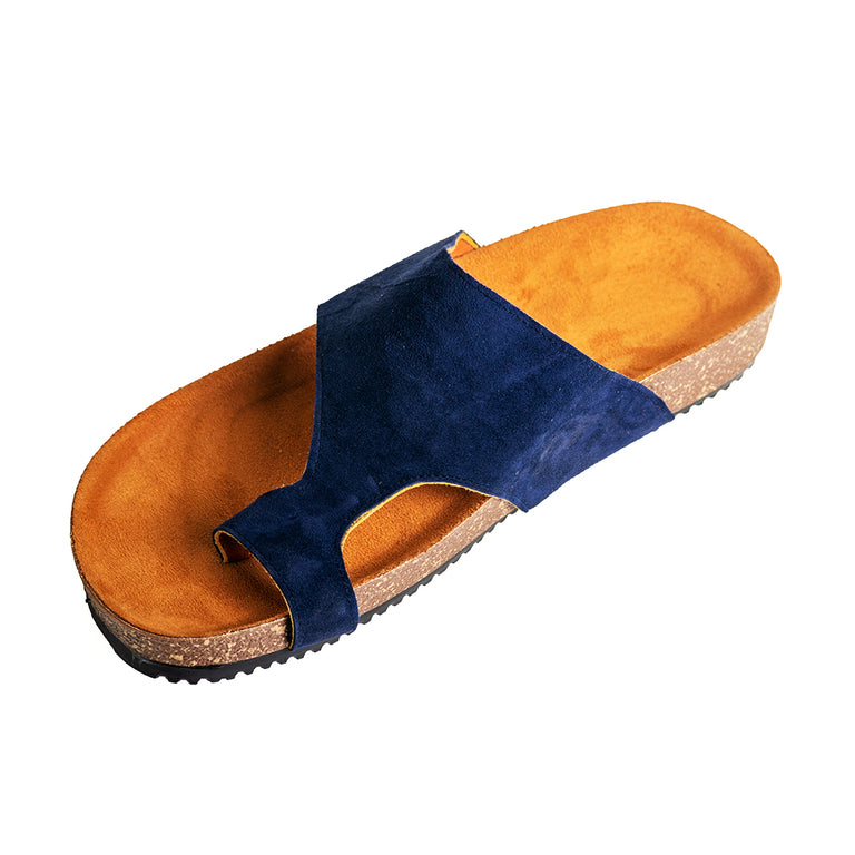 Soft-Toe Slipper - Dark Blue