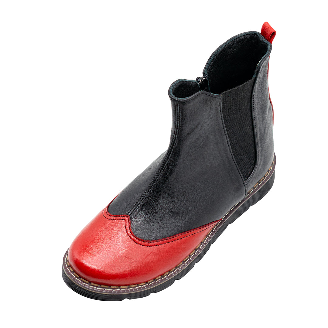 Christmas Boots - BLACK & RED