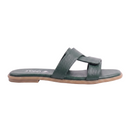 Maya Slim Slippers - Dark-Green