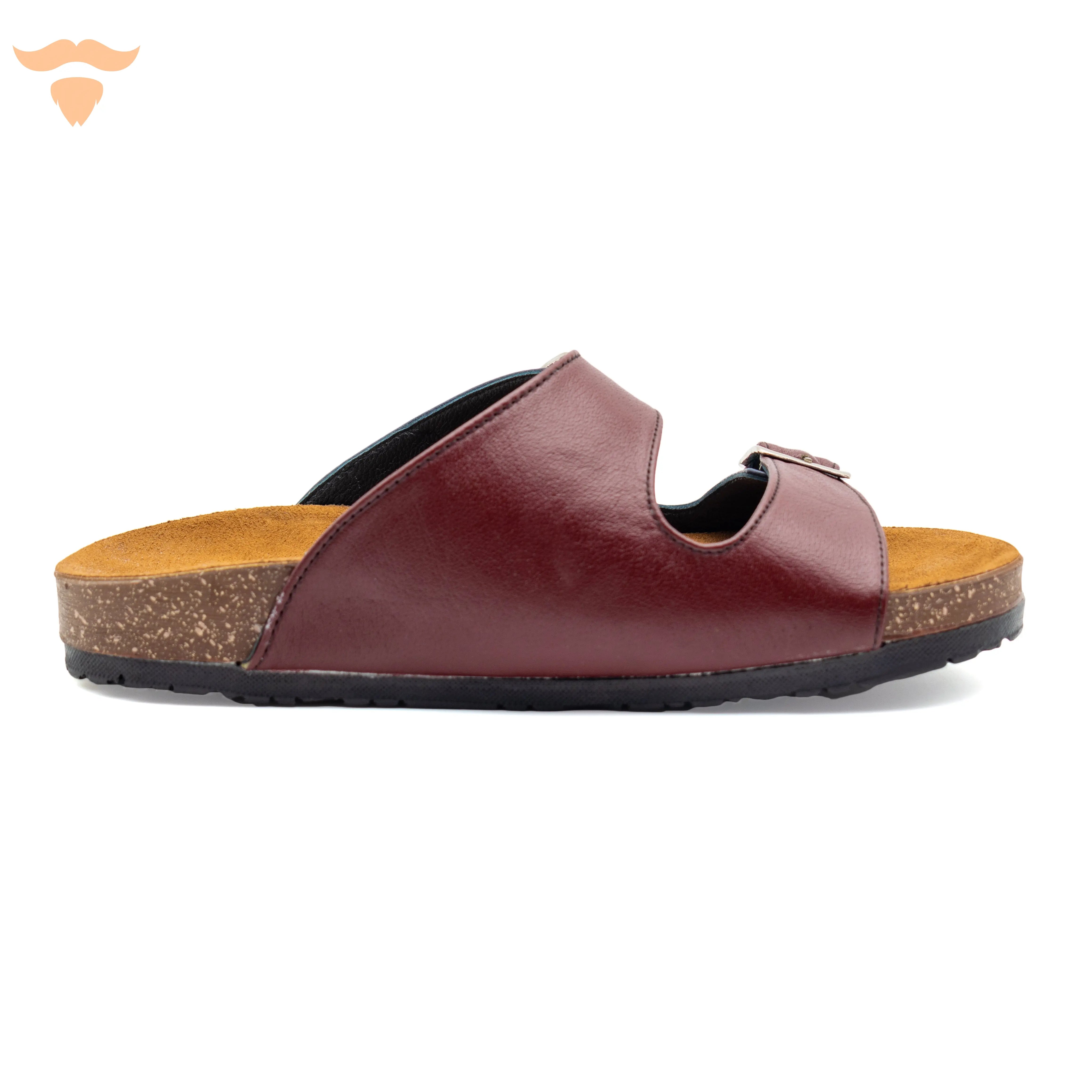 Arizona Slippers - Burgundy x Dark-Blue