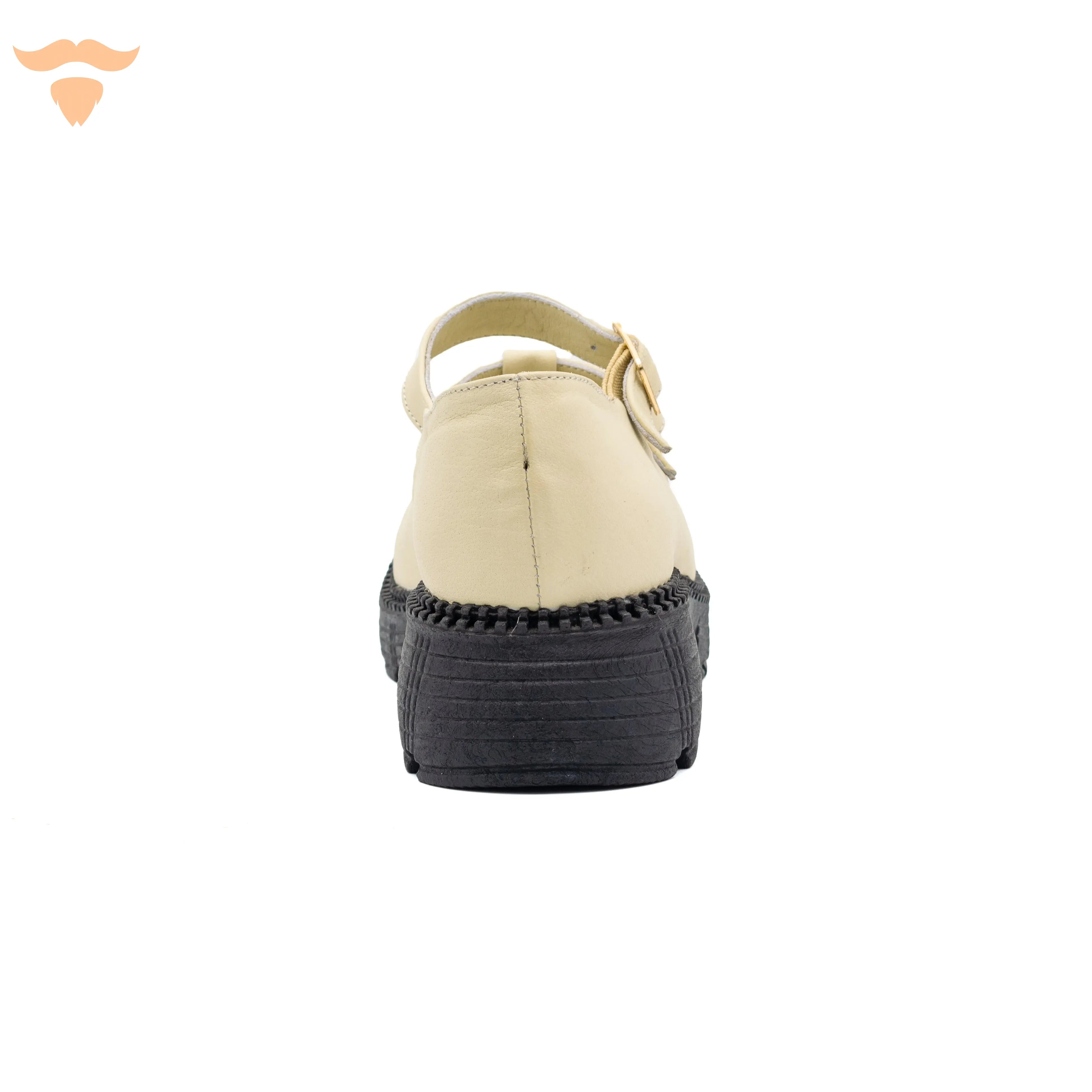Chunky Classic Shoe - Beige