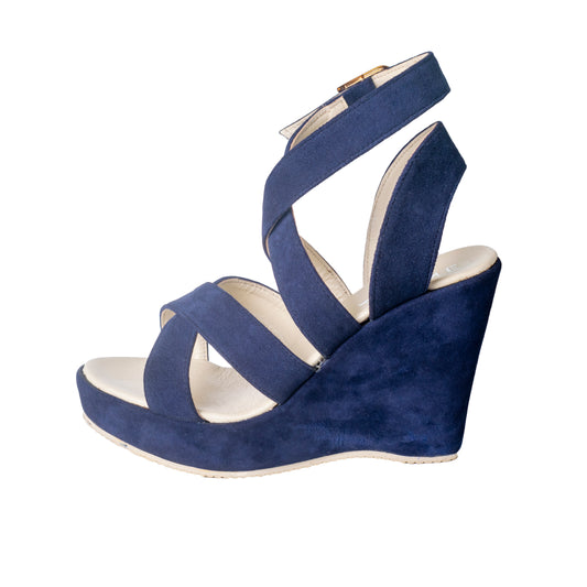 Wedges Sandals - Dark Blue