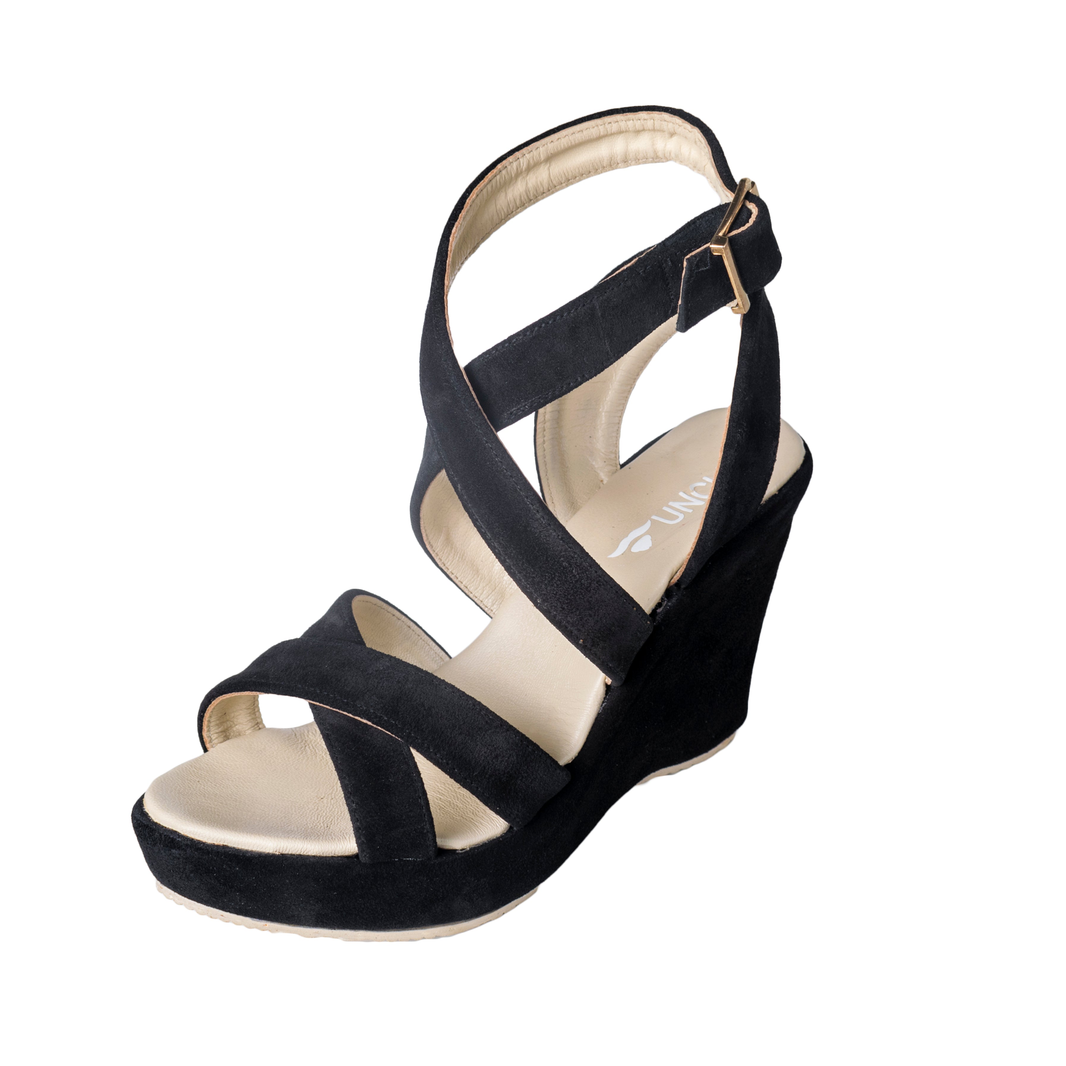 Wedges Sandals - Black