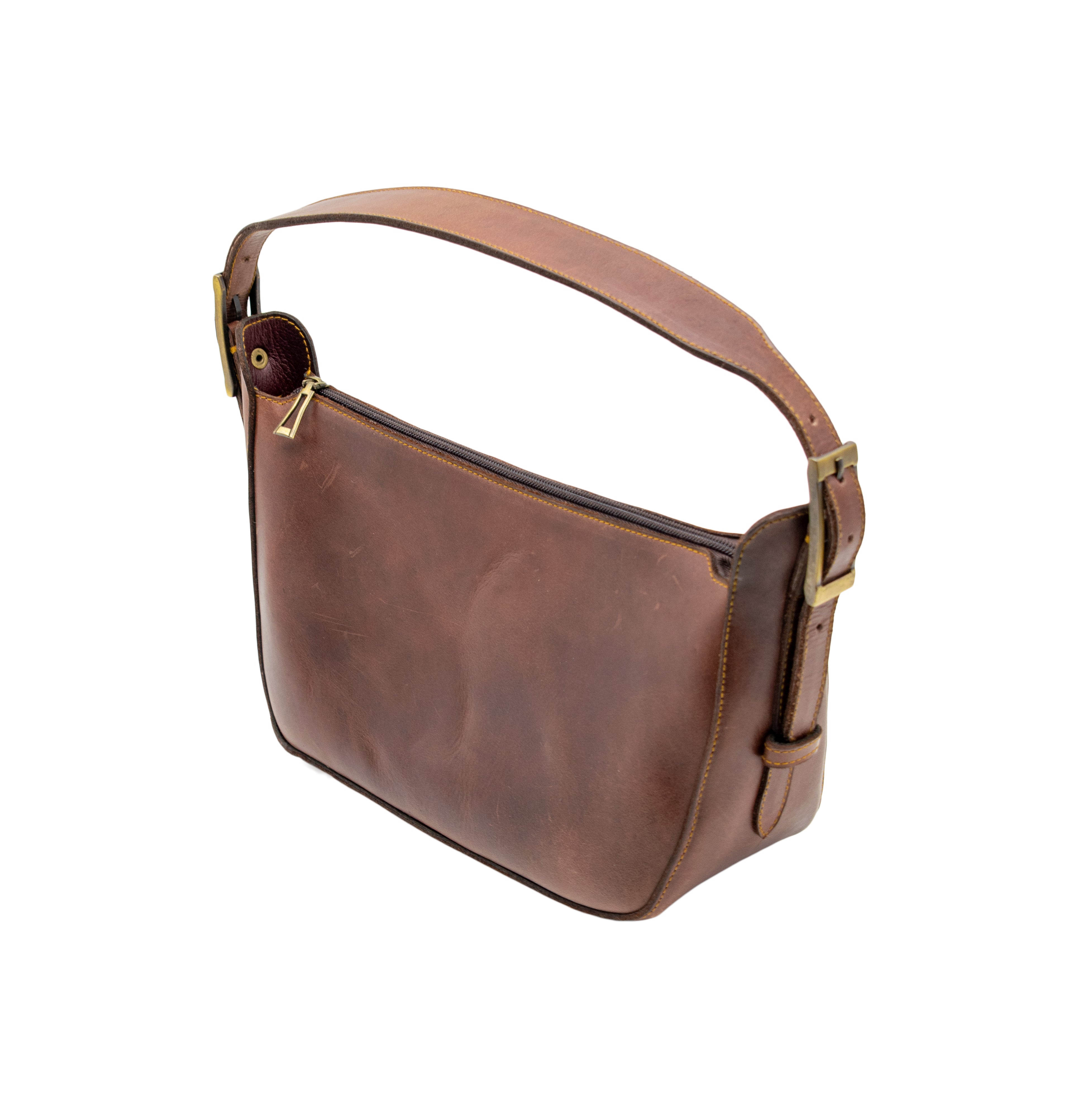 Zip & Zap Bag - Brown
