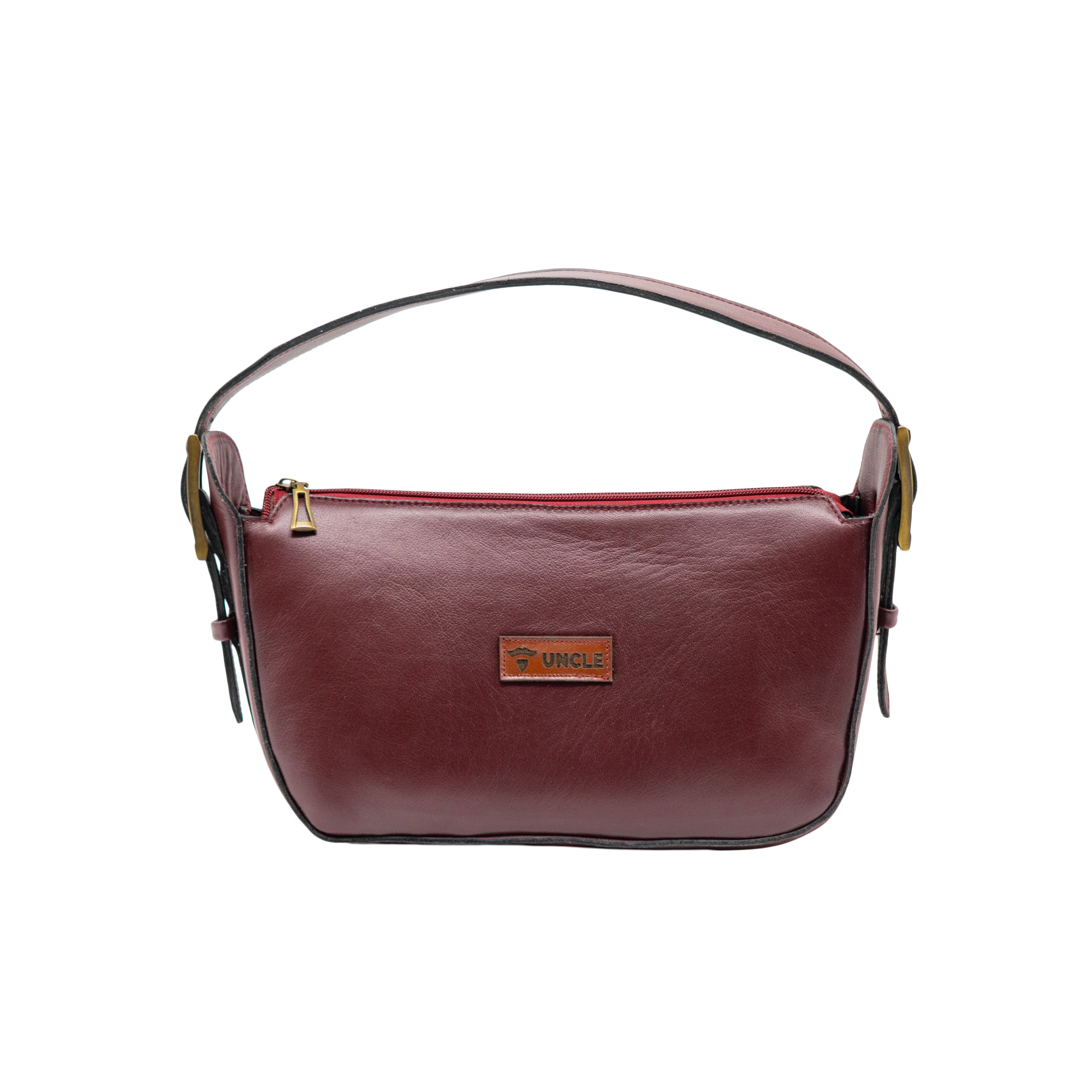 Zip & Zap Bag - Maroon