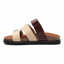 HURA Sandals - Beige x Marron