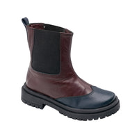 Valentine Boots - Marron X Dark-Blue