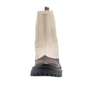 Valentine Boots - Beige X Brown