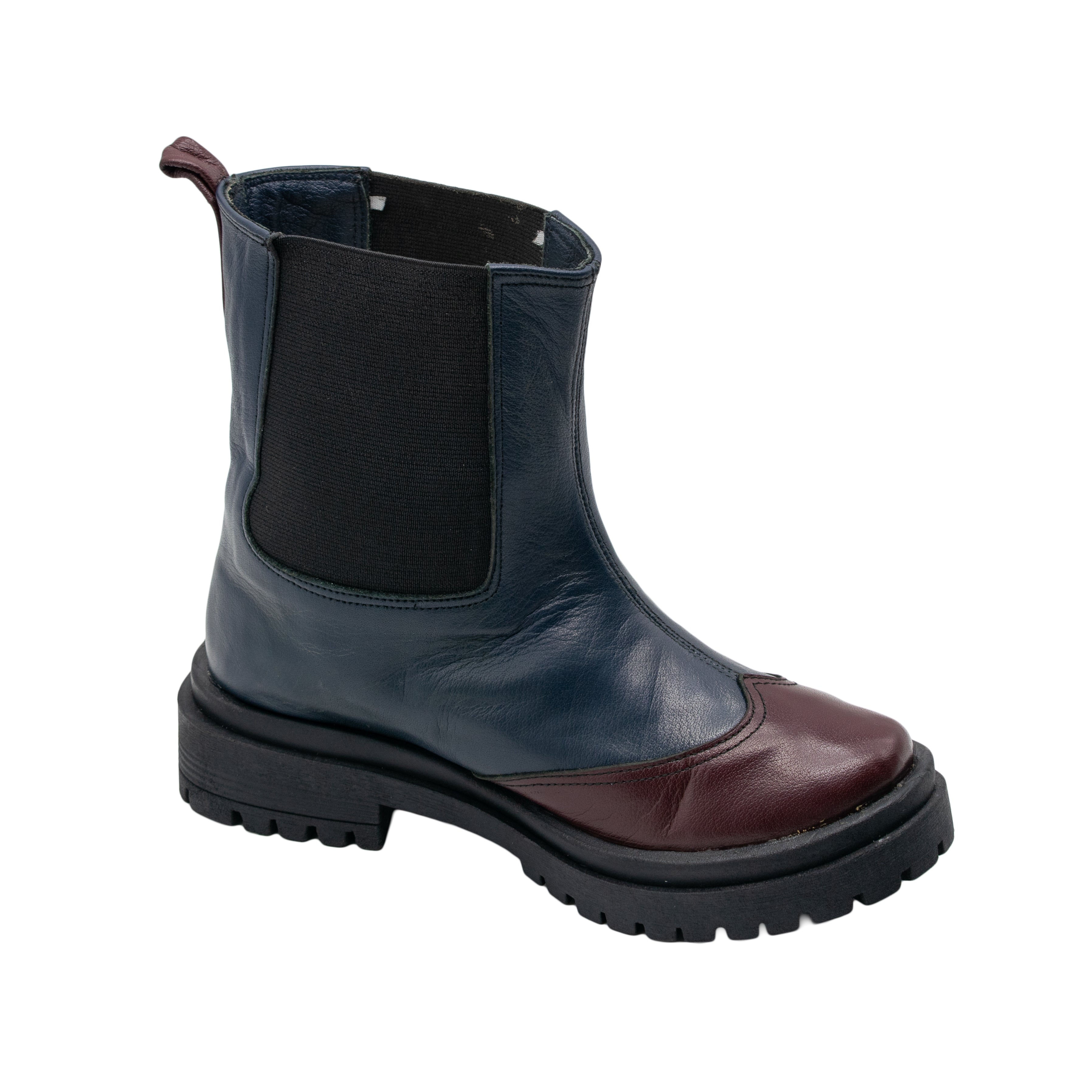 Valentine Boots - Dark-Blue X Marron