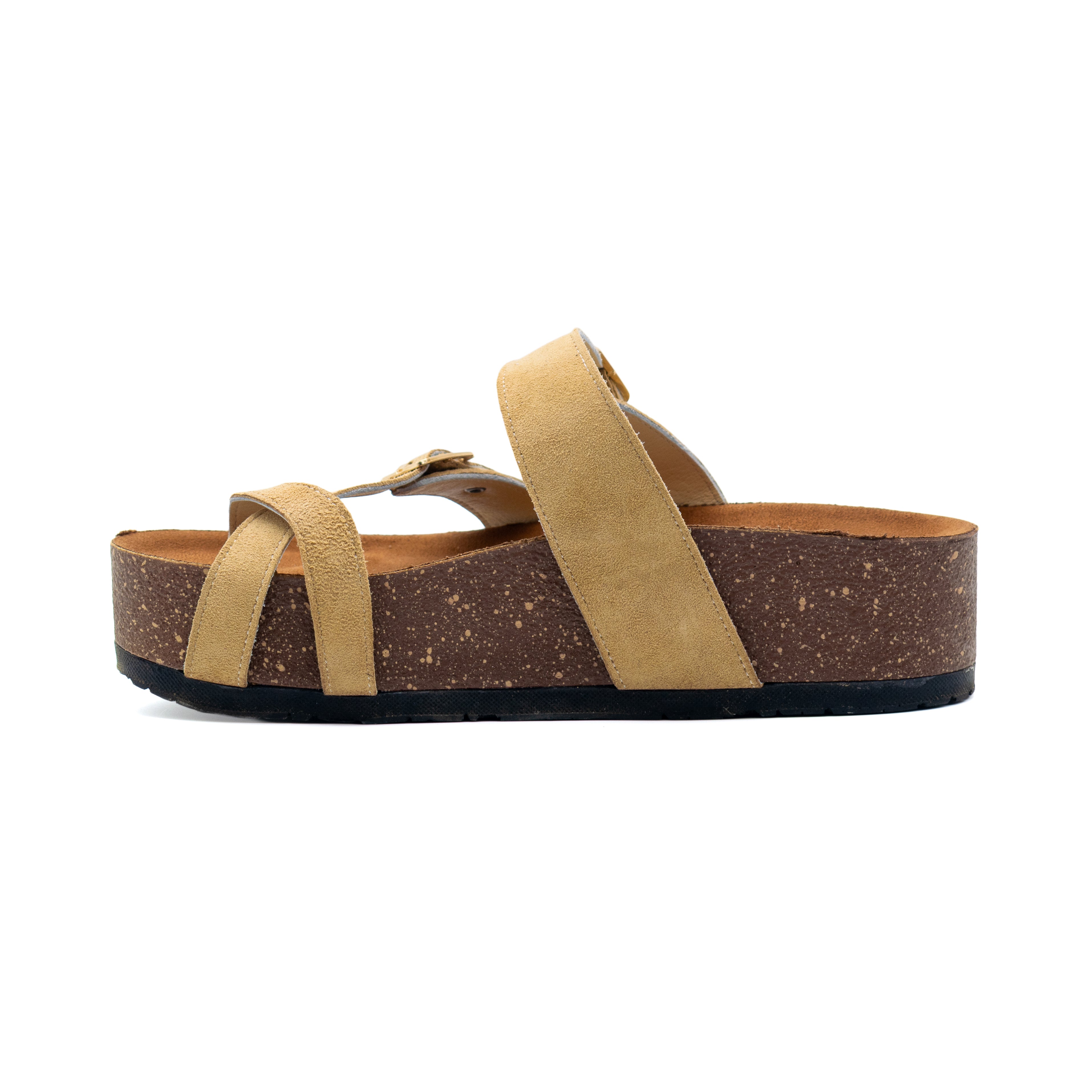 Round Toe Slipper - Beige (HIGH)