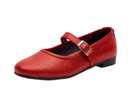 Single Buckle Ballarina - Red