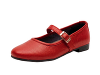 Single Buckle Ballarina - Red