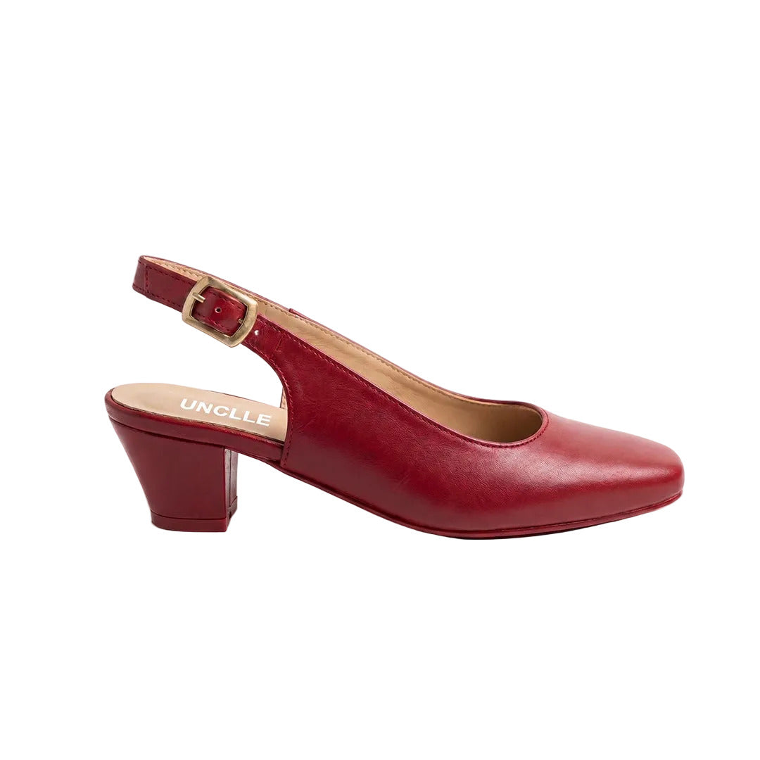 The Sofia Block Slingback - Red