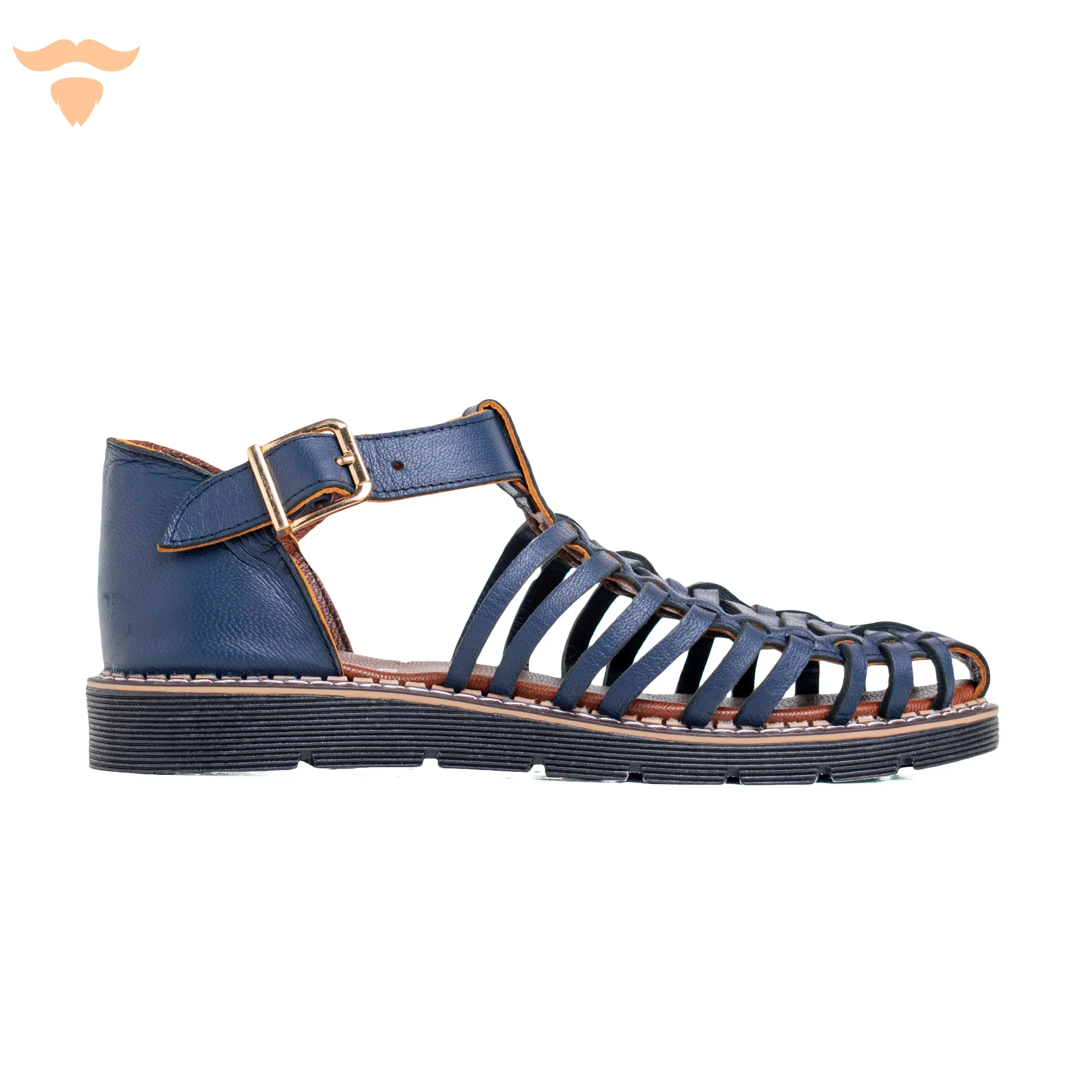 Roman Sandals - Dark Blue