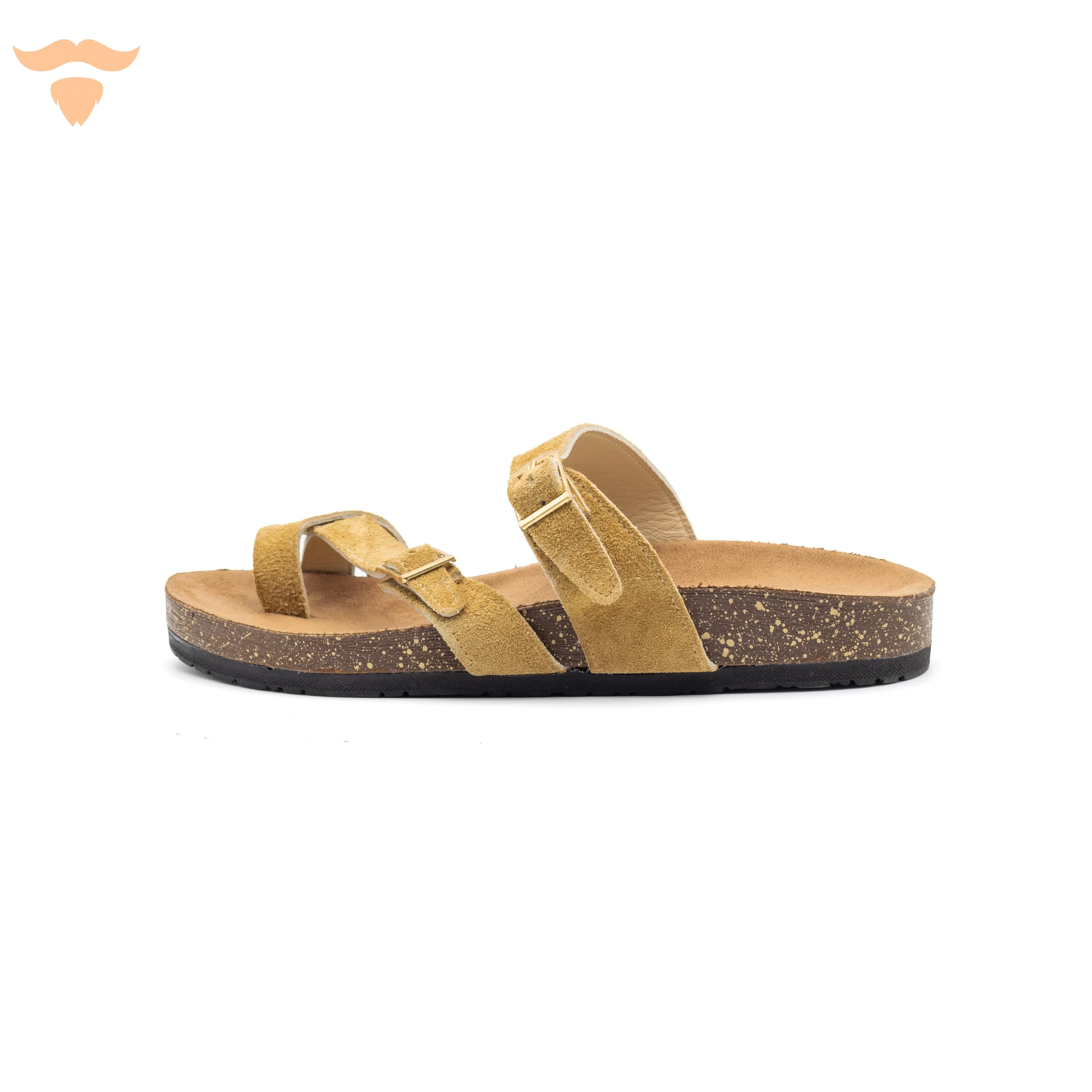 Round-Toe Slipper - Beige