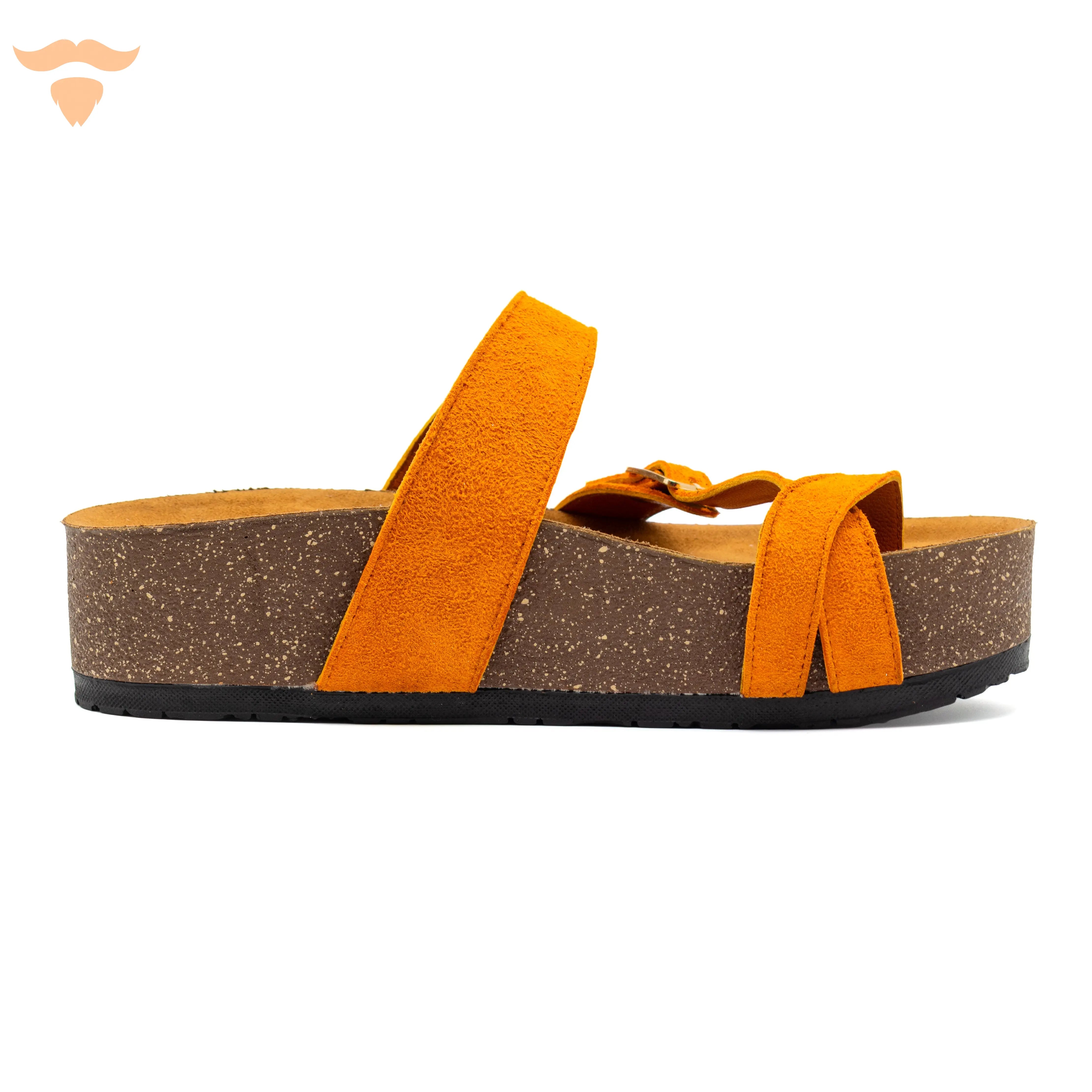 Round Toe Slipper - Orange ( HIGH )