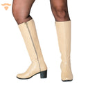 Slim Fit Boots - Beige - UNCLE