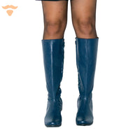 Slim Fit Boots - Dark Blue - UNCLE