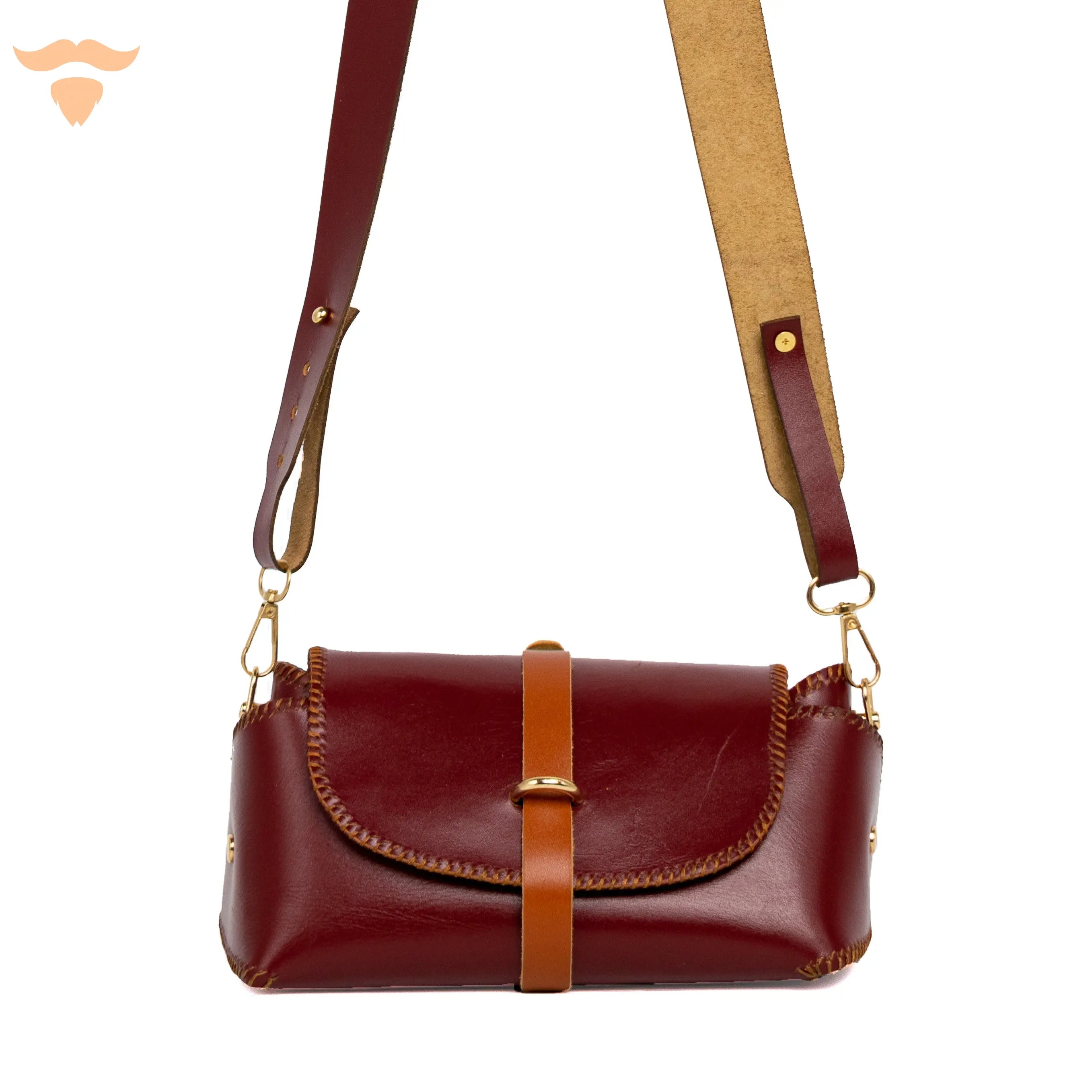 The Diamond Bag ( Burgandy x Havan ) - UNCLE