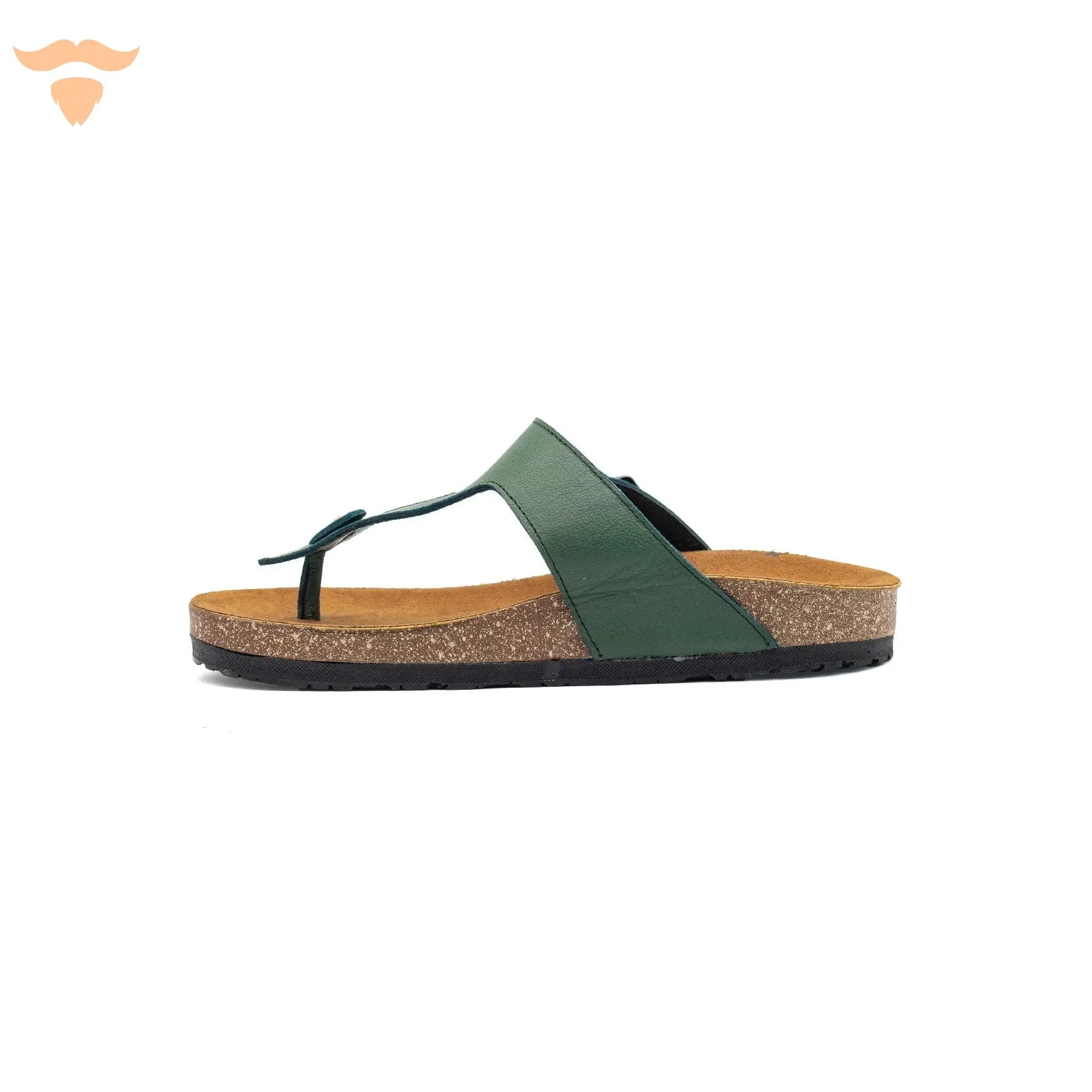 Vertical-Toe Slipper - Dark-Green