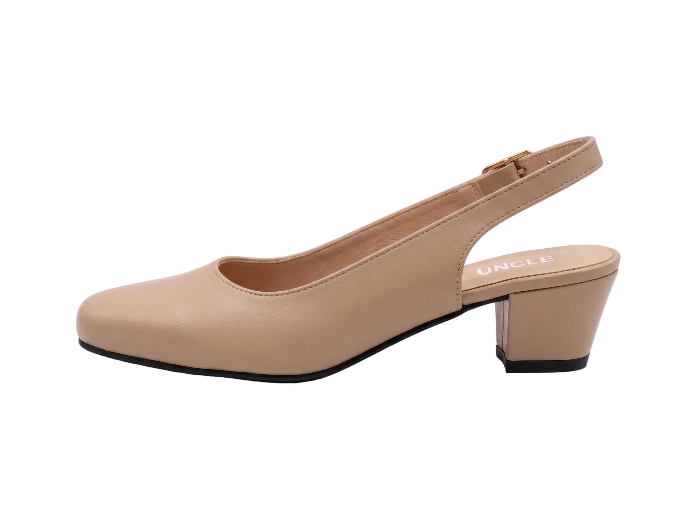 The Sofia Block Slingback - Beige